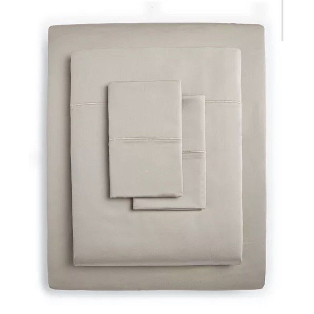 Hotel Collection 525 TC 4-Piece King Egyptian Cotton Sheet Set , Hazelnut
